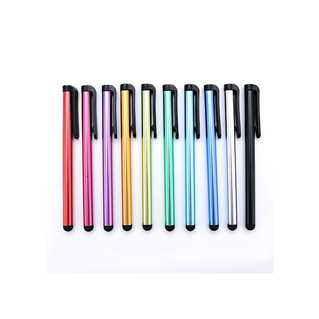 Producto Yizhet 10uds Universal Stylus de la Pluma del Tacto de la Pluma con el diseño de Clip para Todos los Dispositivos con táctil capacitiva del teléfono Smartphone de Pantalla Tablet PC PDA