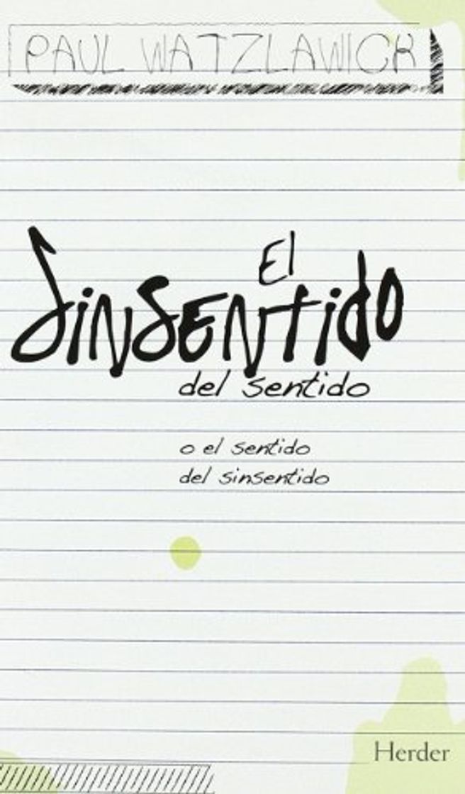 Libro Sinsentido del sentido