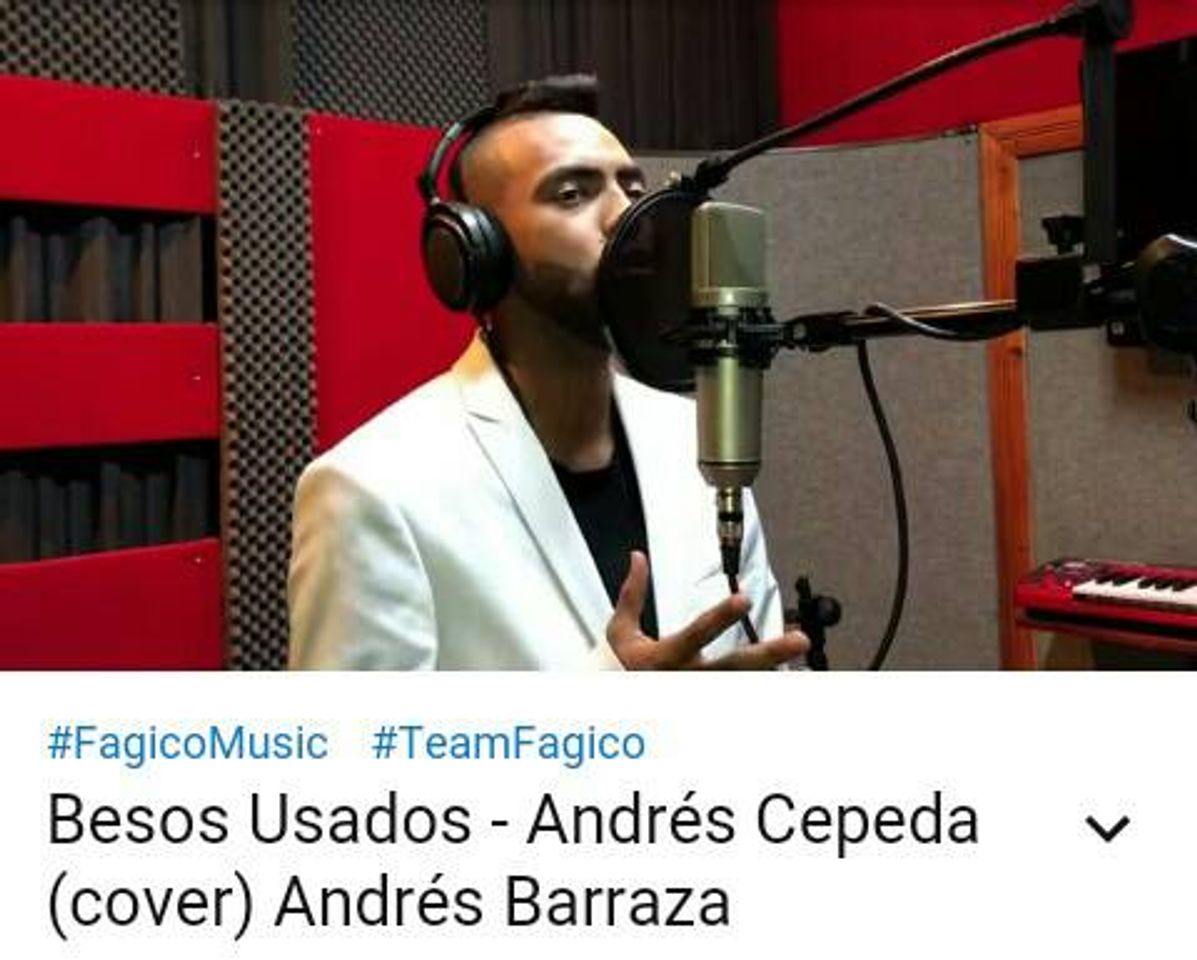 Canción Besos usados (cover)- Andrés Barraza 