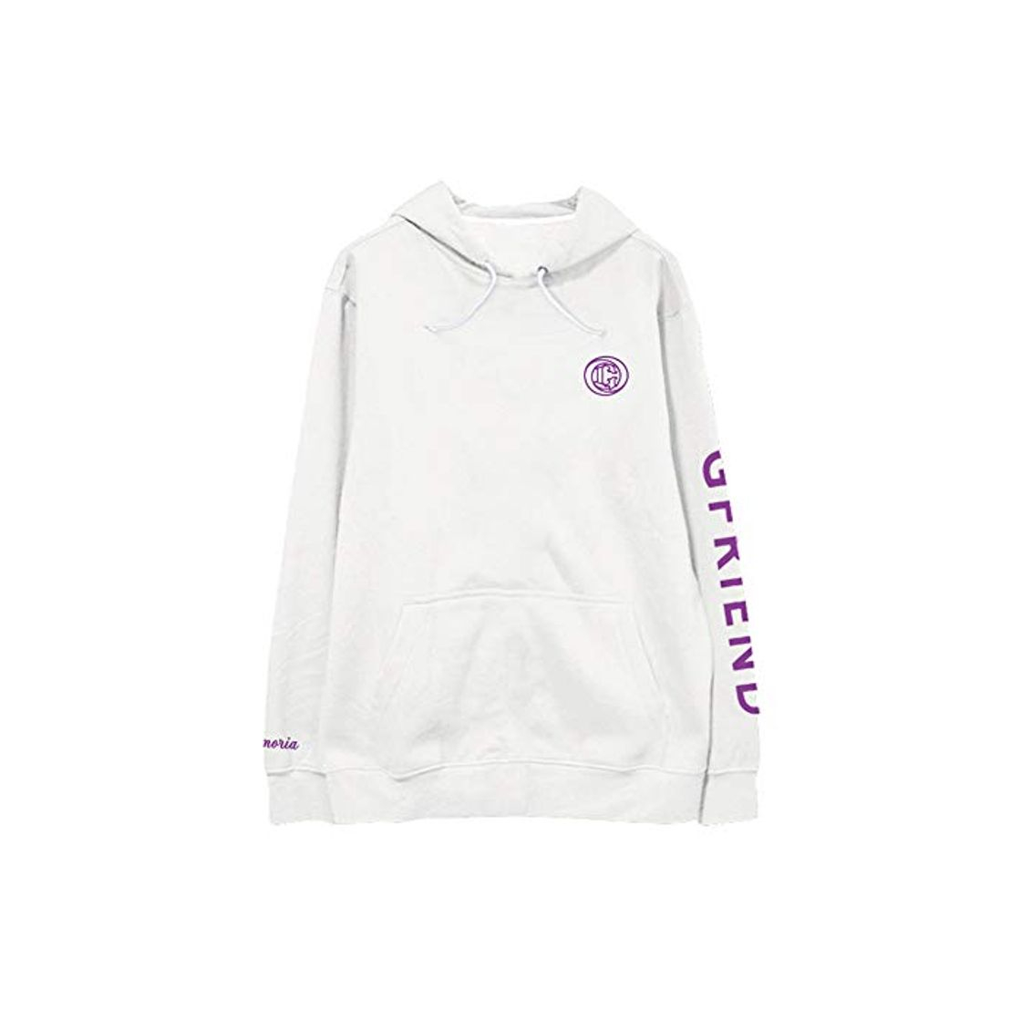 Social Unisex GFRIEND Sencillas Carta ImpresiÓN Hoodie Sudaderas Más Terciopelo Delgada Hoodie Sueter para Hombre y Mujer
