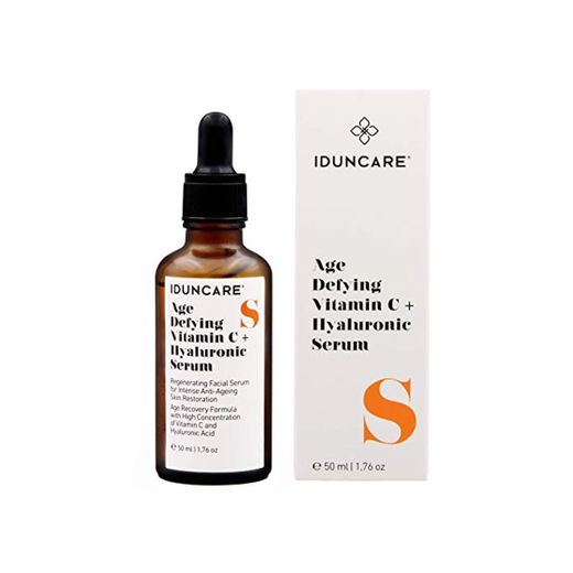 Iduncare Sérum Facial Vitamina C & Ácido Hialurónico - Sérum Antiedad con