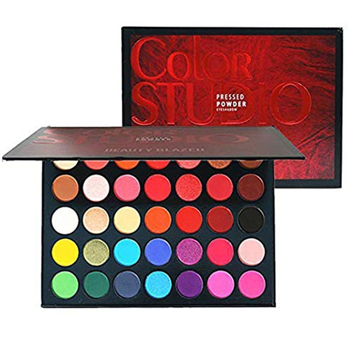 Social Beauty Glazed Nuevo 35 Color Maquillaje Paleta de Sombra de Ojos Shimmer
