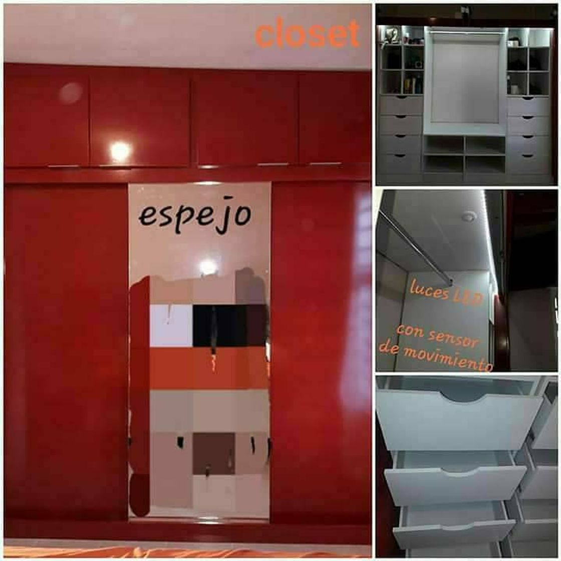 Social Closet con sensor para luz - IG