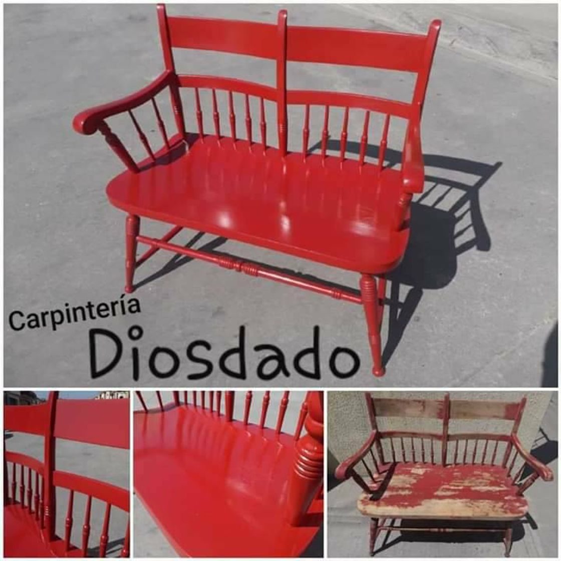 Moda Restauración Loveseat - FB