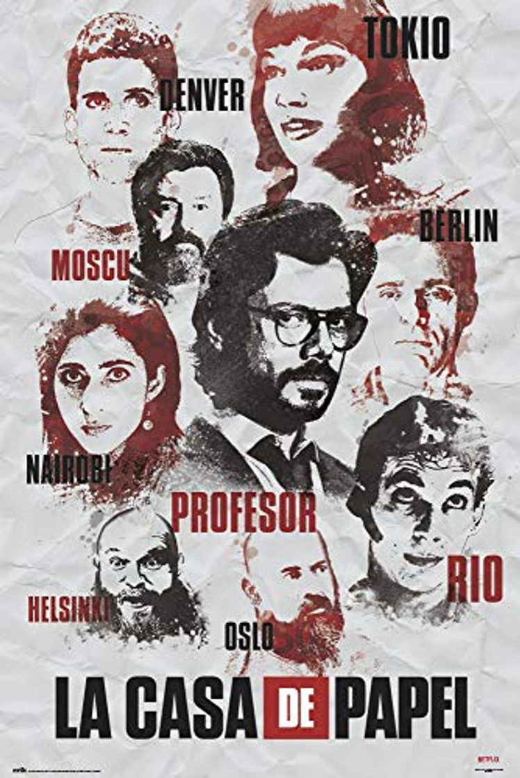 Producto Poster La Casa De Papel Personajes