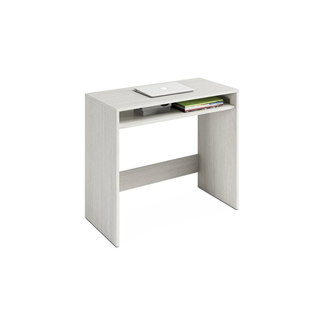 Social Habitdesign 008310Y - Escritorio, Mesa de Ordenador Acabado en Color Blanco Alpes,