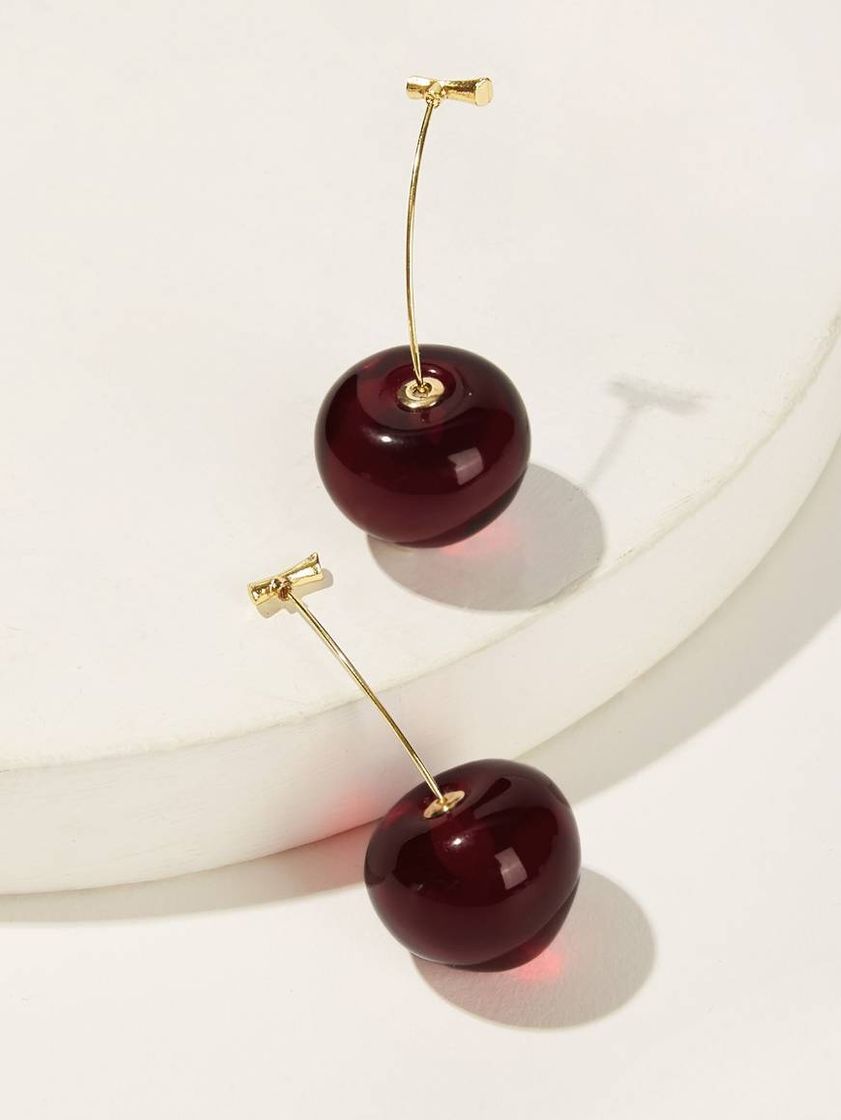 Social Pendientes largos en forma de cereza
