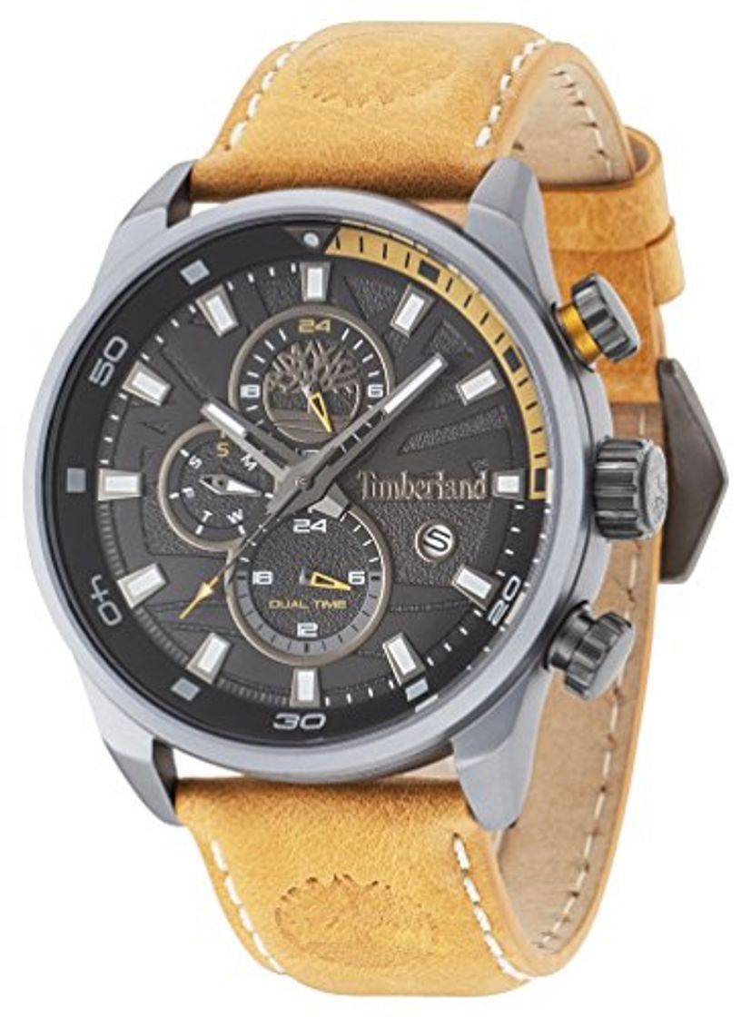 Social Timberland  14816JLU/02 - Reloj de Cuarzo para Hombre con Esfera analógica Negra y