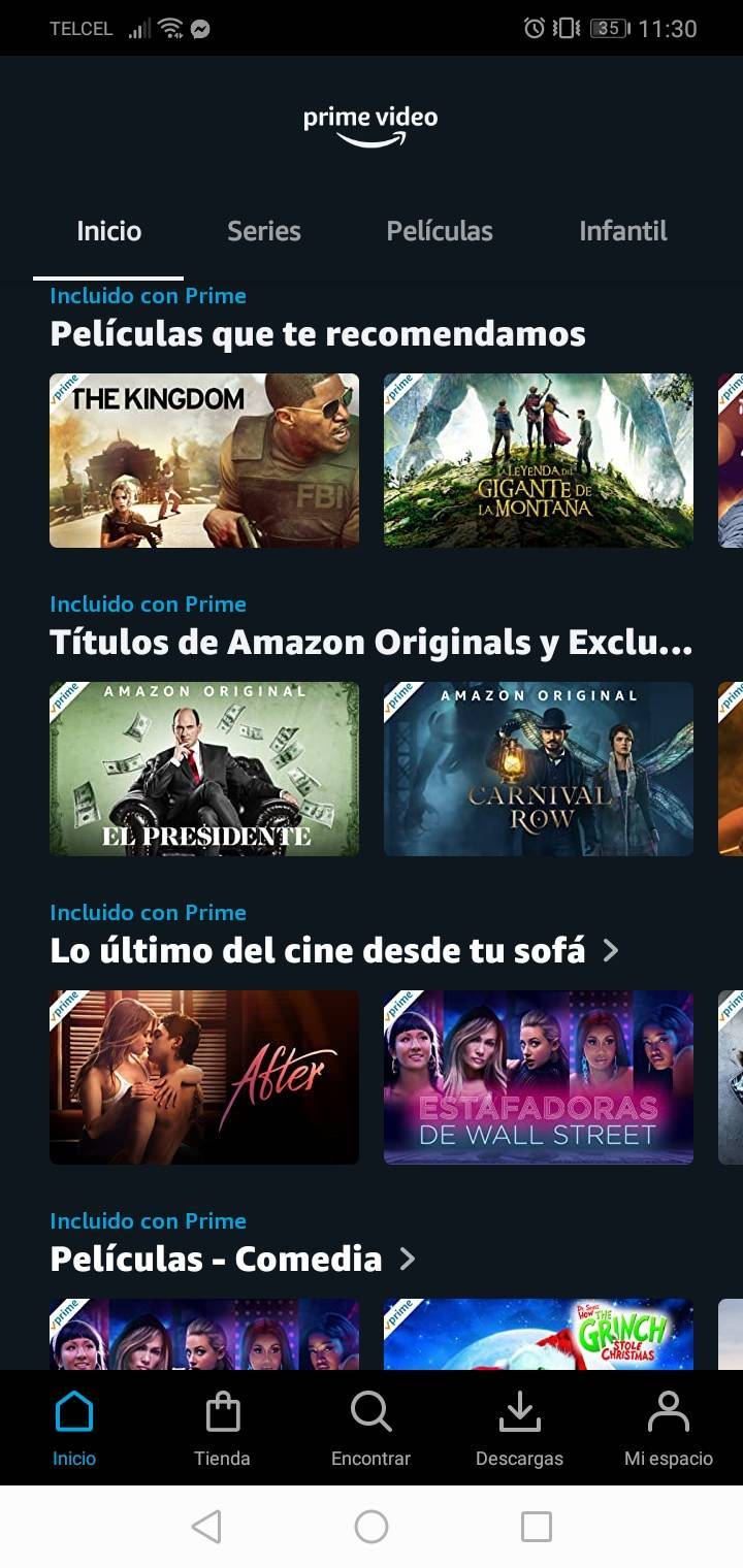 App Amazon prime video