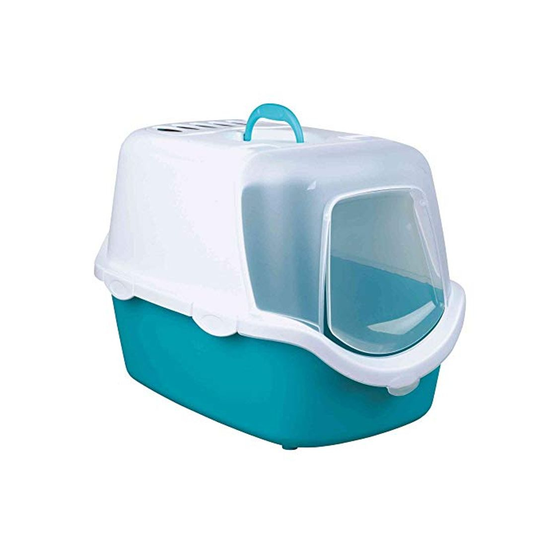 Social Trixie 40345 - Bandeja Higiénica Vicoeasyclean, Turquesa