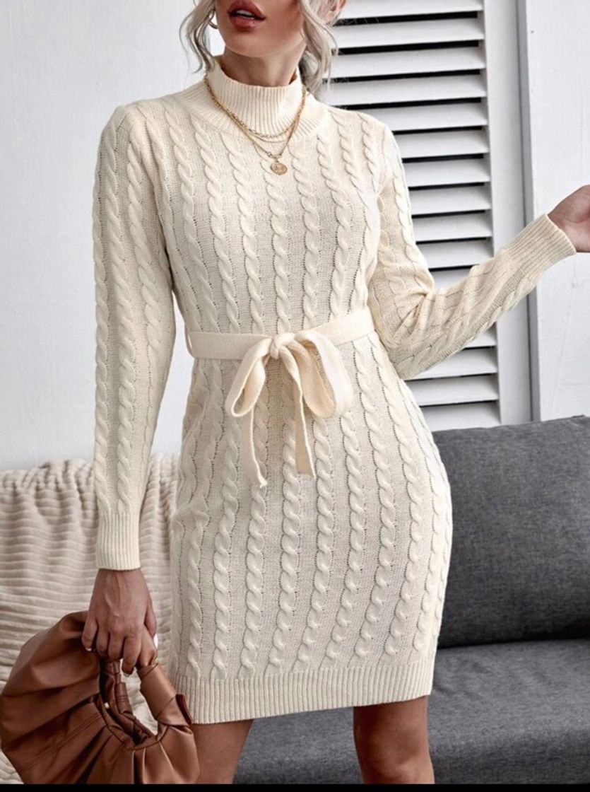 Social Vestido em malha SHEIN 