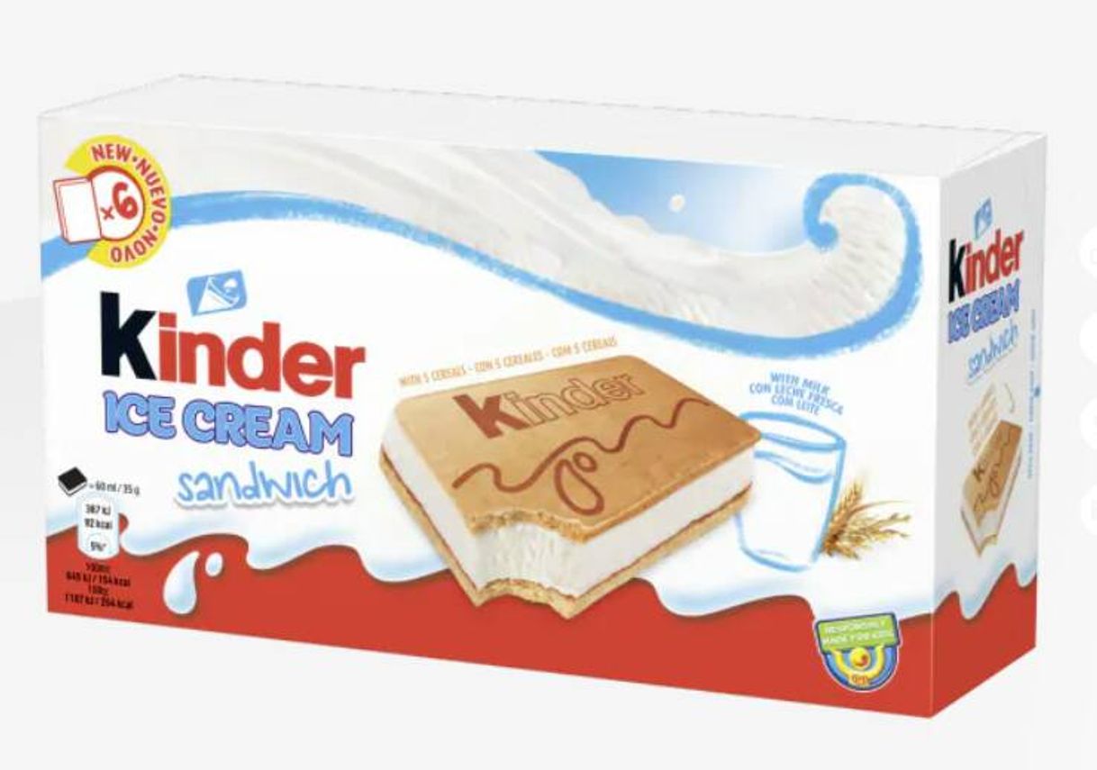 Product Kinder ice cream sandwitch