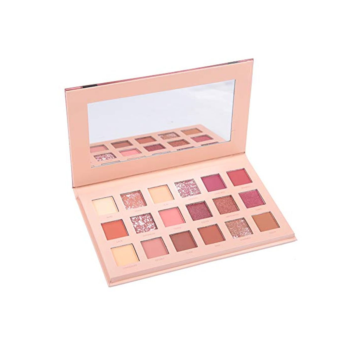 Social 18 Colores Paleta de Sombra de Ojos Mate y Brillo