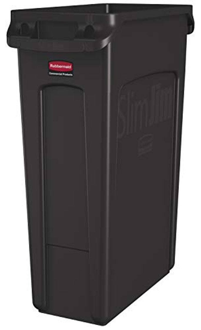 Producto Rubbermaid Commercial Products Commercial Slim Jim con ranuras de ventilación cubo de