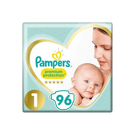 Pampers Premium Protection 81689089 pañal desechable Niño/niña 1 96 pieza(s) - Pañales