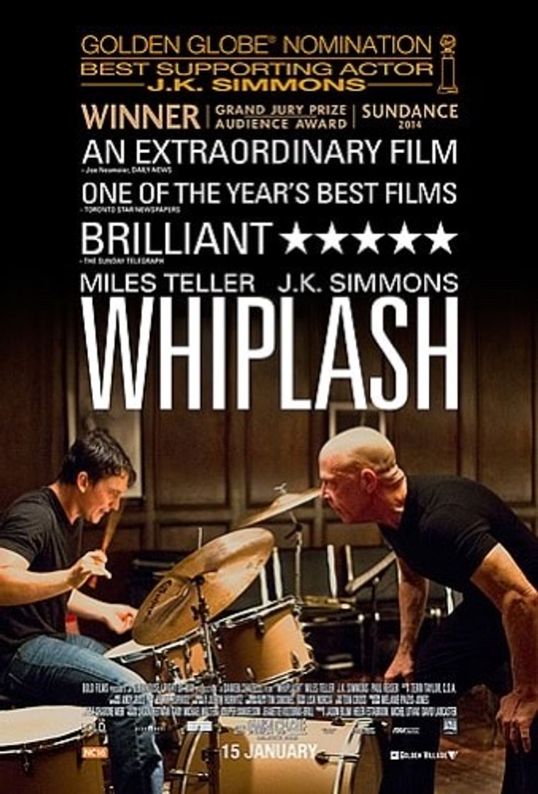 Movie Wiplash música y obsesión