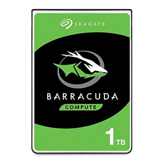Seagate BarraCuda, 1 TB, Unidad de disco duro interna, HDD, 2.5 in,