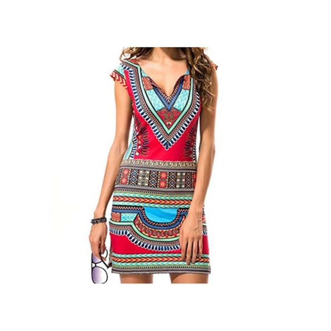 Social Honghu Verano Elegante Mangas Corta Low Culleo Slim Fit Vestido para Mujer