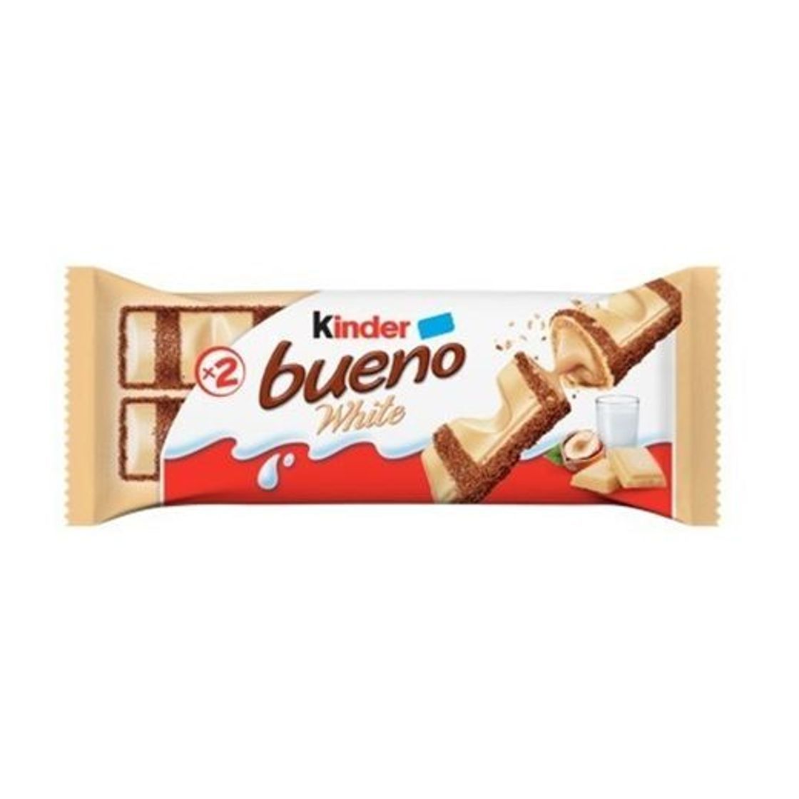 Social KINDER BUENO BLANCO 2 BARRITAS 43 GR