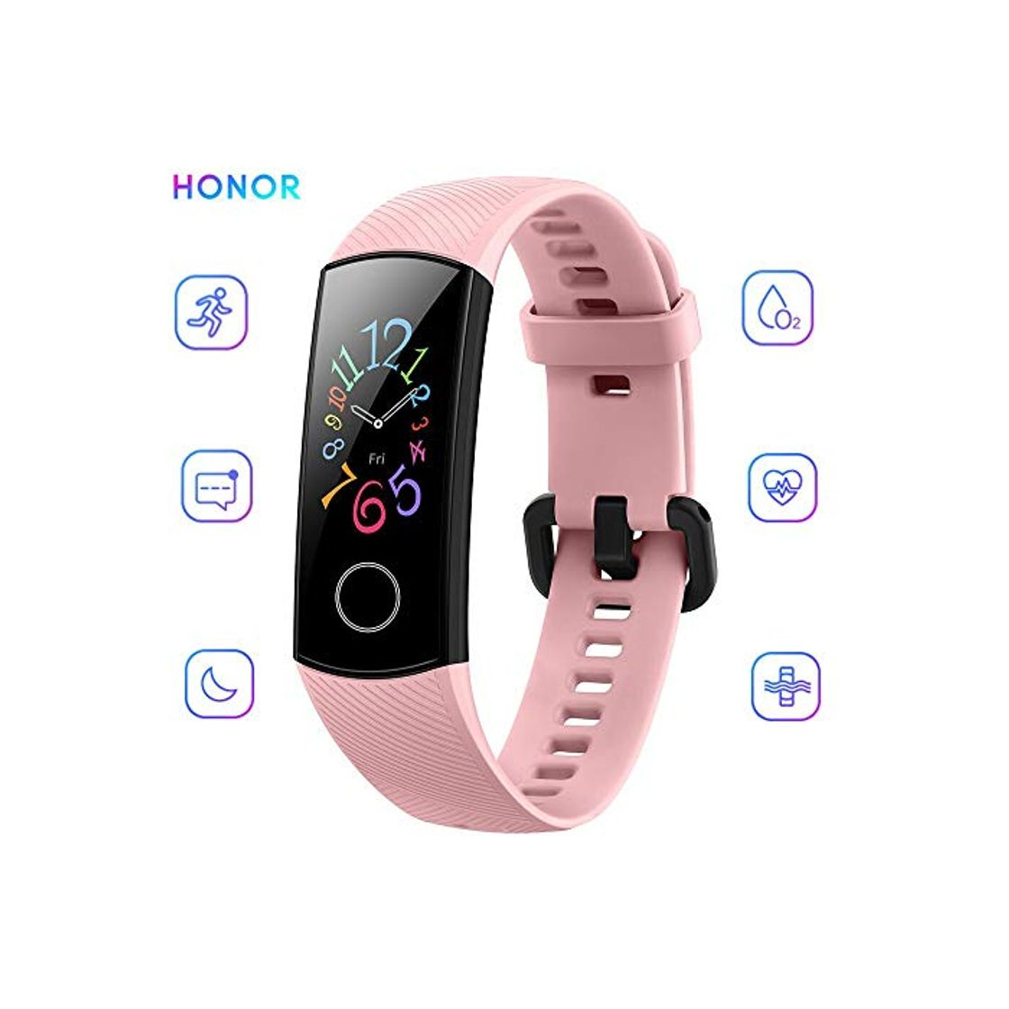 Product Honor Band 5 Reloj Inteligente 0.95 "AMOLED Pantalla a color 50M Monitor