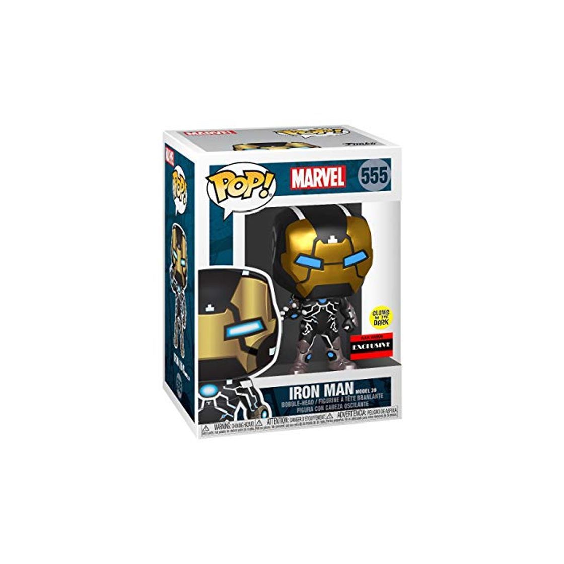 Marvel  ¡Popular 80th Anniversary - Iron Man Model 39 Bobble-Head