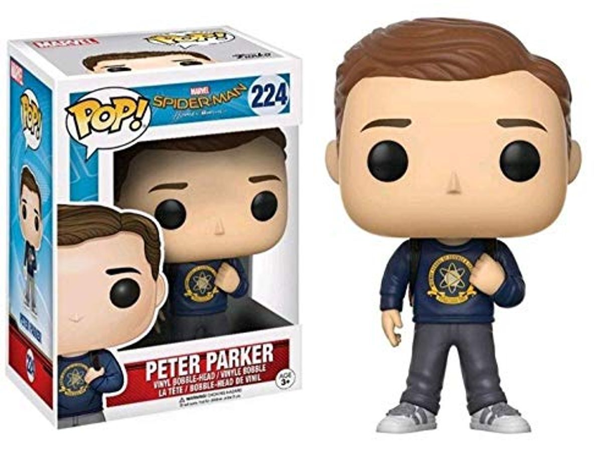 Social Nobranded Funko Pop Q versión Peter Parker figurilla decoración estatuilla