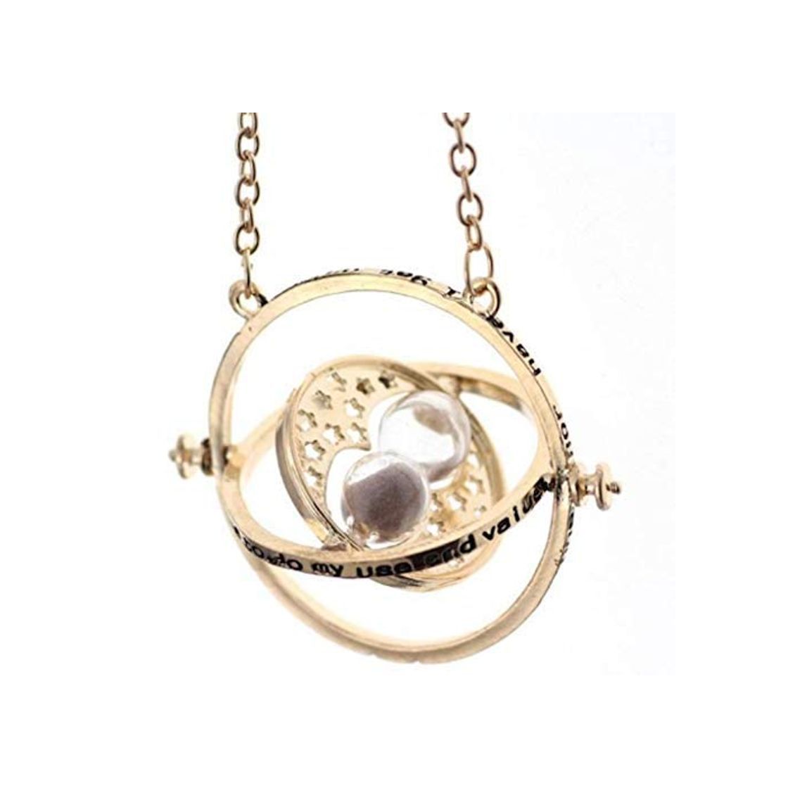 Social PIERRETOILES Collar Harry Potter Cadena con diseño de giratiempo Hermione en Harry