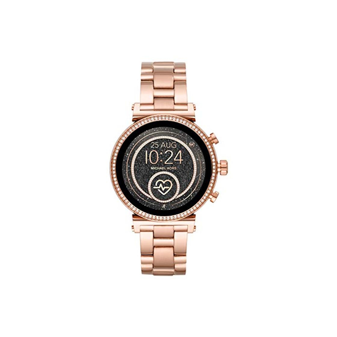 Fashion Michael Kors Reloj Analógico-Digital para Mujer Correa en Acero Inoxidable MKT5063