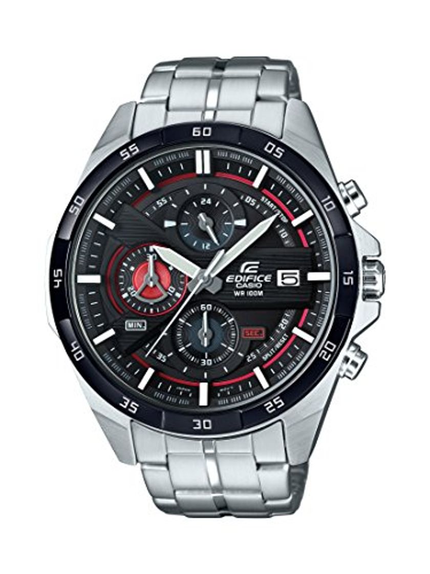 Product Casio EDIFICE Reloj en caja sólida, 10 BAR, Rojo