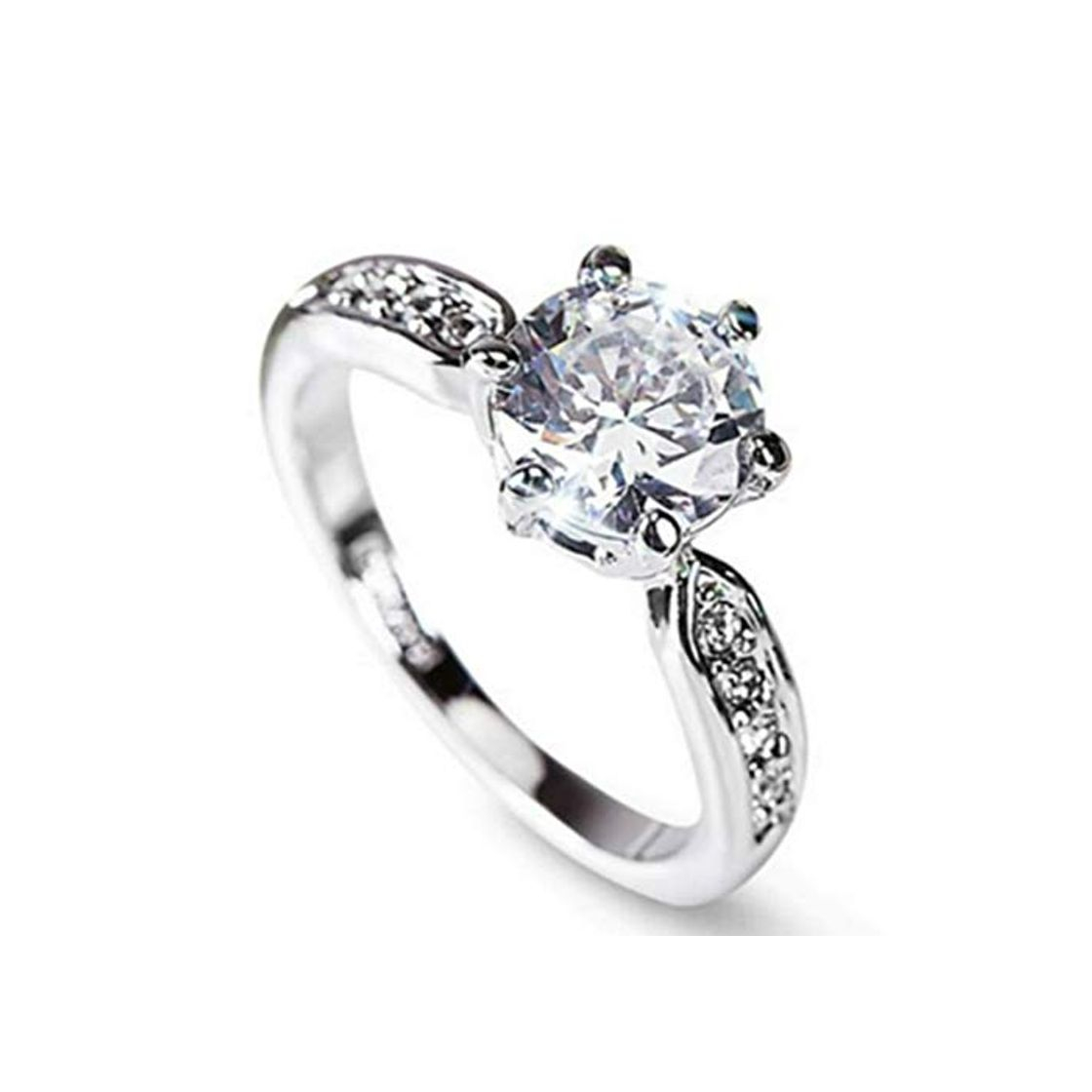 Productos Ligero y hermoso, fácil de transportar. Anillo de boda anillo de diamantes