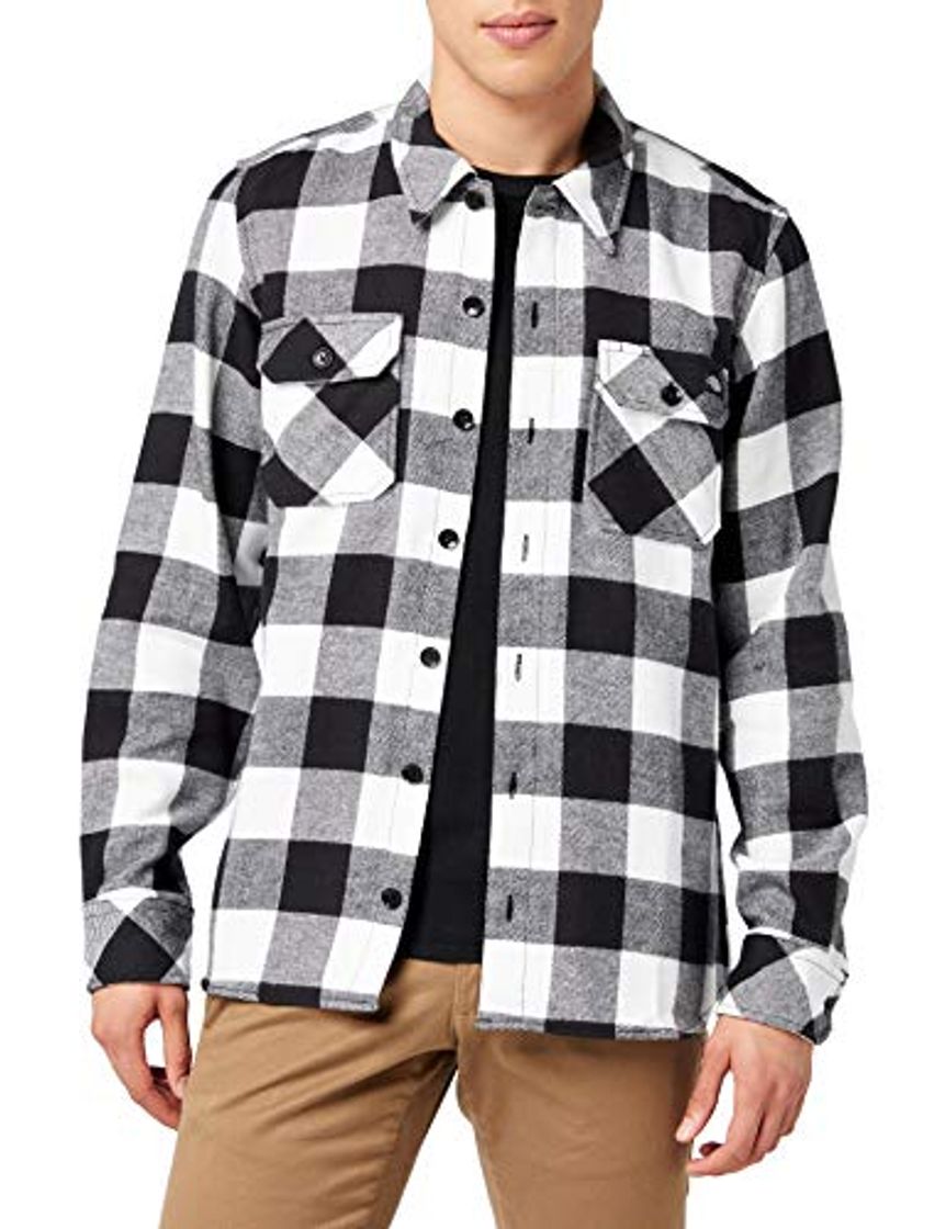 Moda Dickies Streetwear Male Shirt Sacramento, Camisa Deportiva Para Hombre, Negro, Mediano