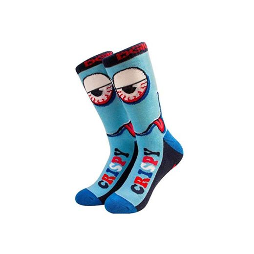 DGK Men's Crispy Crew Socks Blue