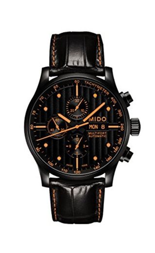 Mido Reloj Multiesfera para Hombre de Automático con Correa en Cuero M005