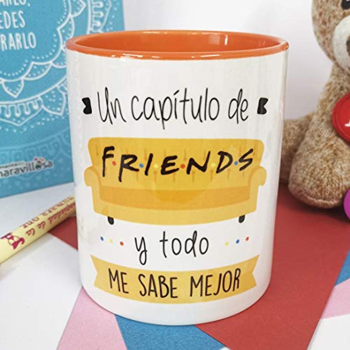 Social La Mente es Maravillosa - Taza con Frase y dibujo. Regalo original