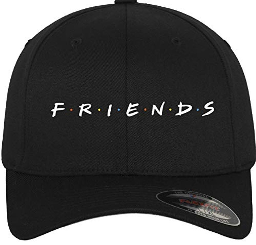 Social MERCHCODE - Gorra Unisex con Logotipo de Friends Flexfit, Unisex Adulto, Gorra,
