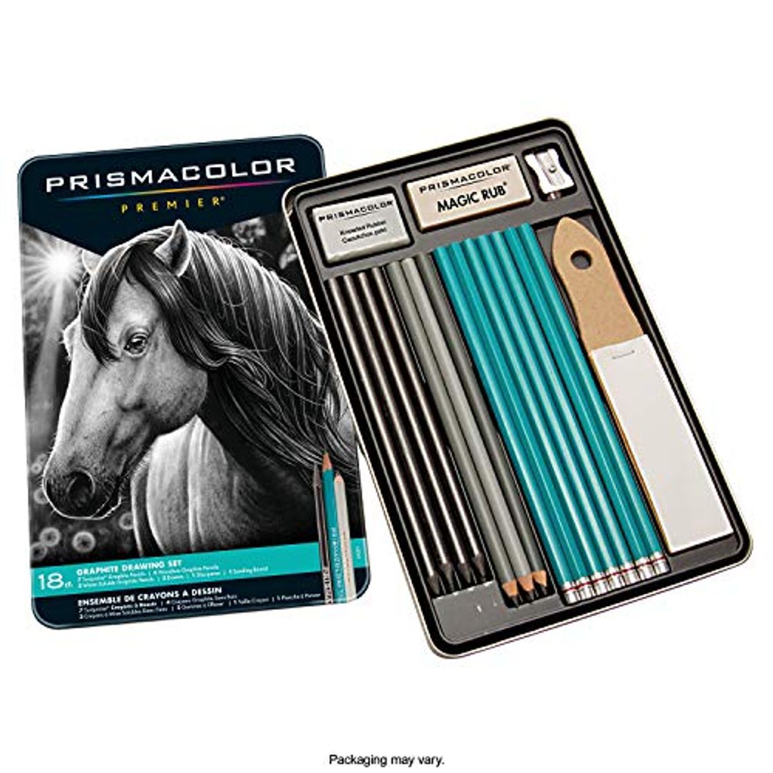 Products Prismacolor Premier lápices de grafito Drawing con gomas de borrar y sacapuntas