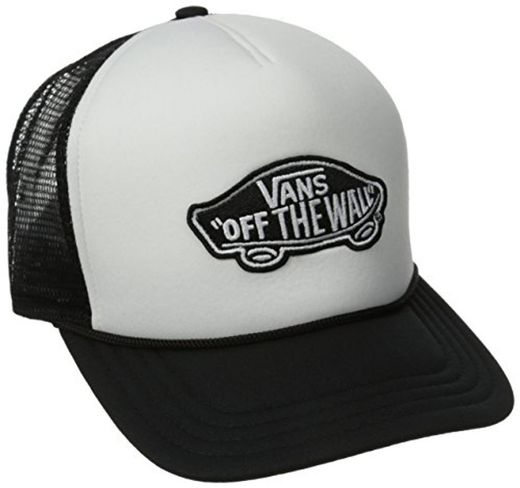 Vans Herren Classic Patch Trucker Baseball Cap, Weiß