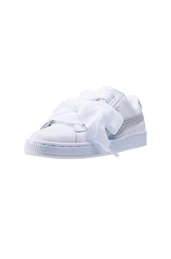 Puma Basket Heart Patent Wn's, Zapatillas para Mujer, Blanco