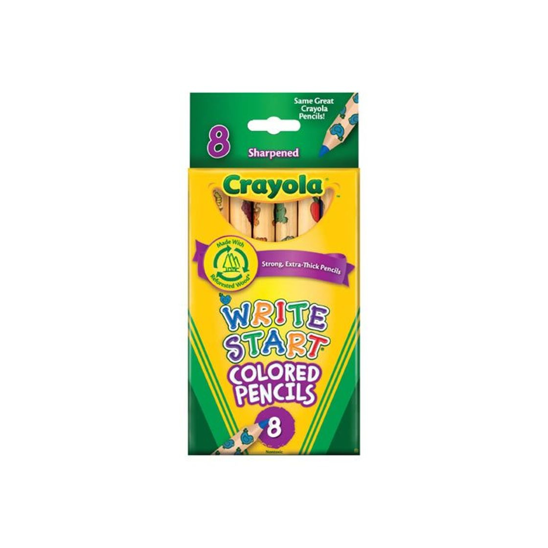 Productos Crayola 8-Pack Write Start Colored Pencils Classpack