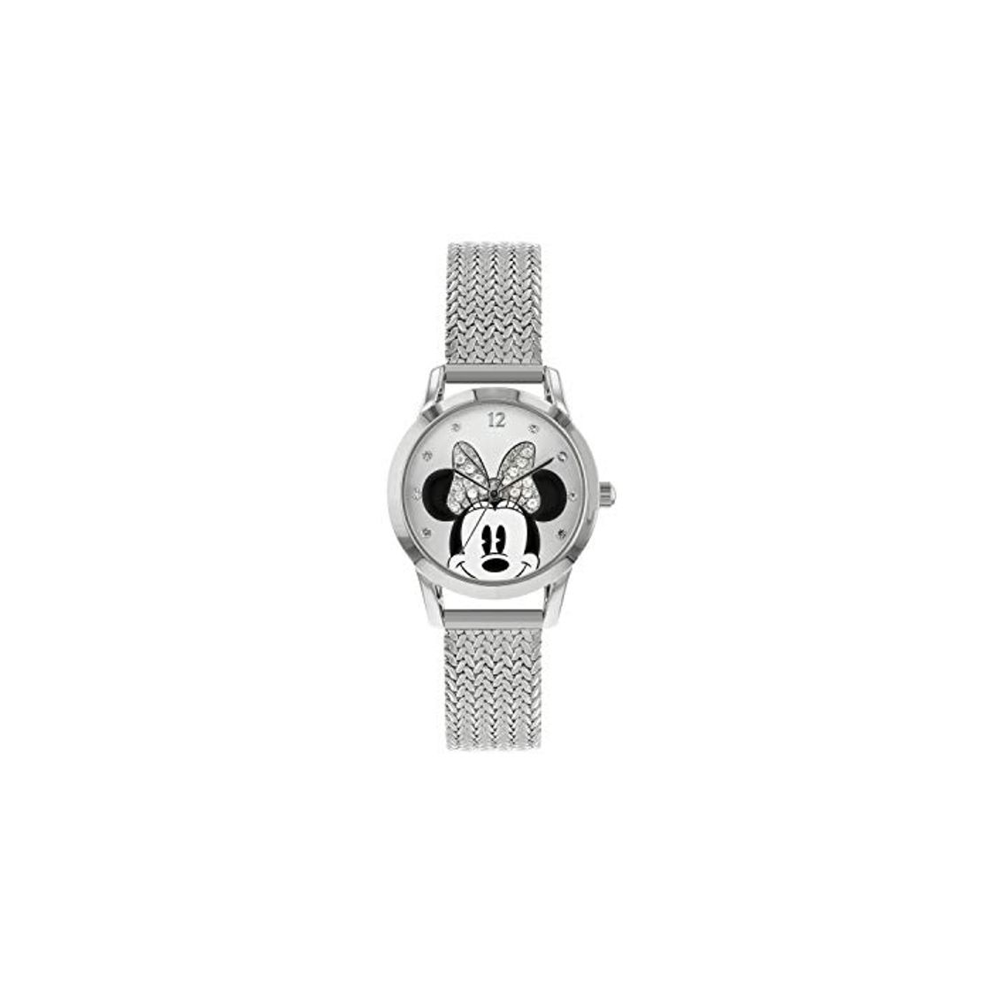 Productos Disney Reloj Análogo clásico para Mujer de Cuarzo con Correa en Acero Inoxidable MN8008