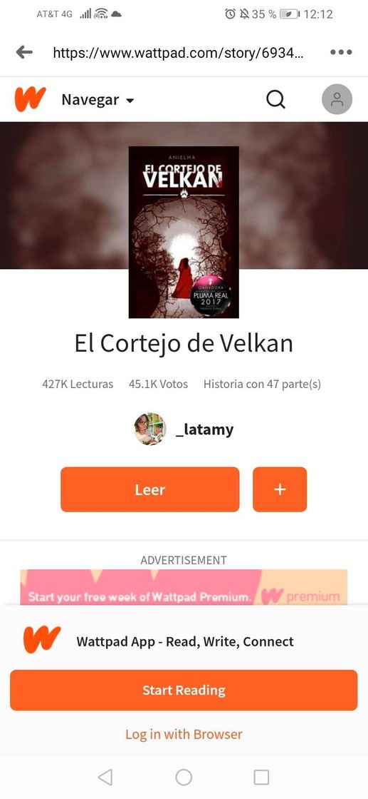 Libro El cortejo de velkan 