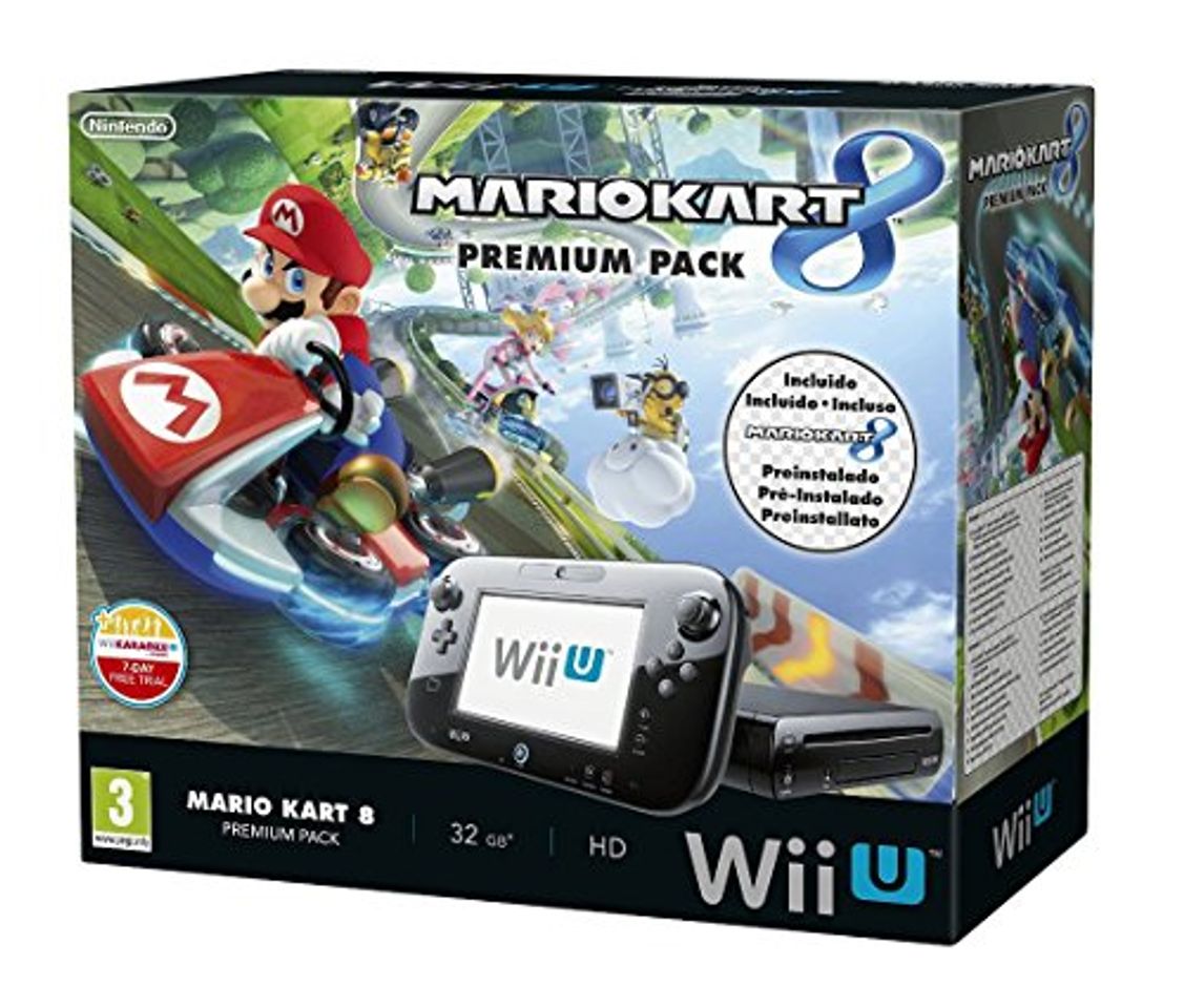 Productos Nintendo Wii U - Consola Premium Pack Mario Kart 8