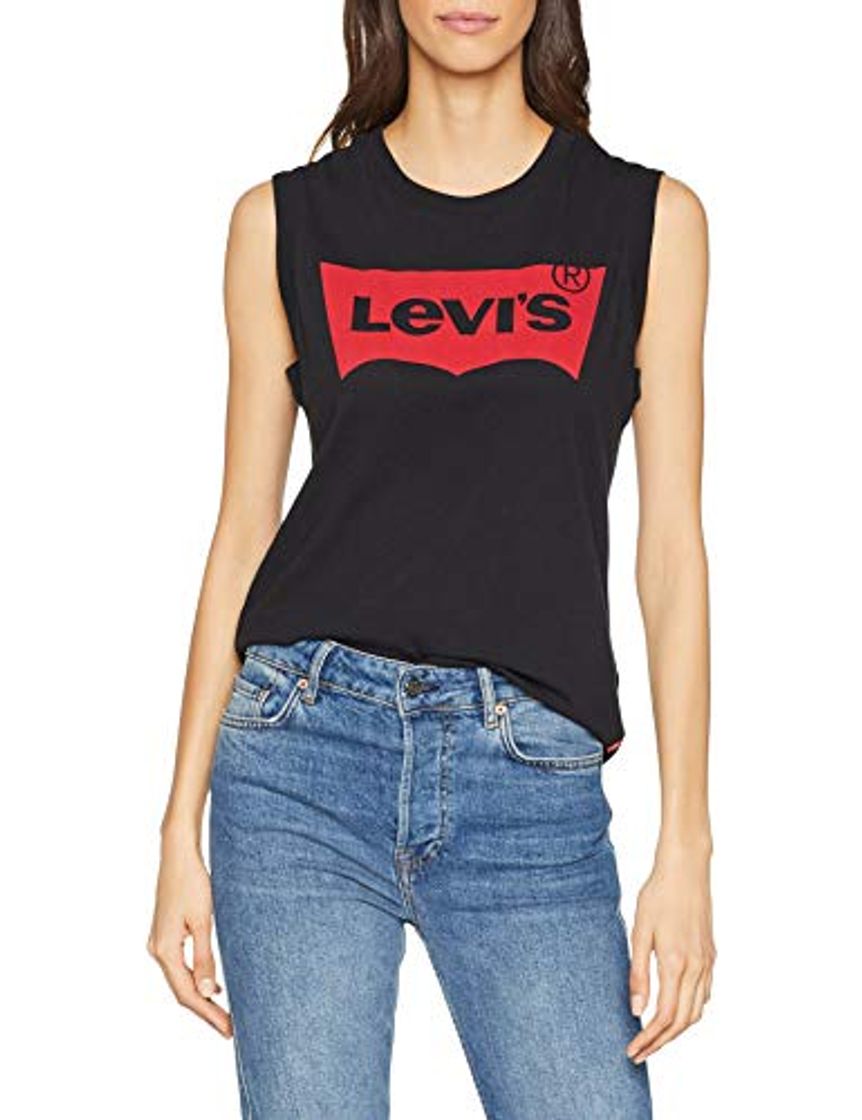 Social Levi's On Tour Camiseta Deportiva de Tirantes, Negro