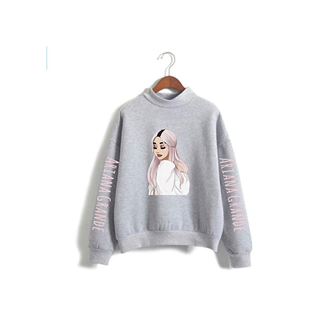 Social Moda Casual Arian_a Grand_e Cuello Redondo Sudadera Manga Larga Hombres Mujeres Pullover Loose Otoño Invierno suéter