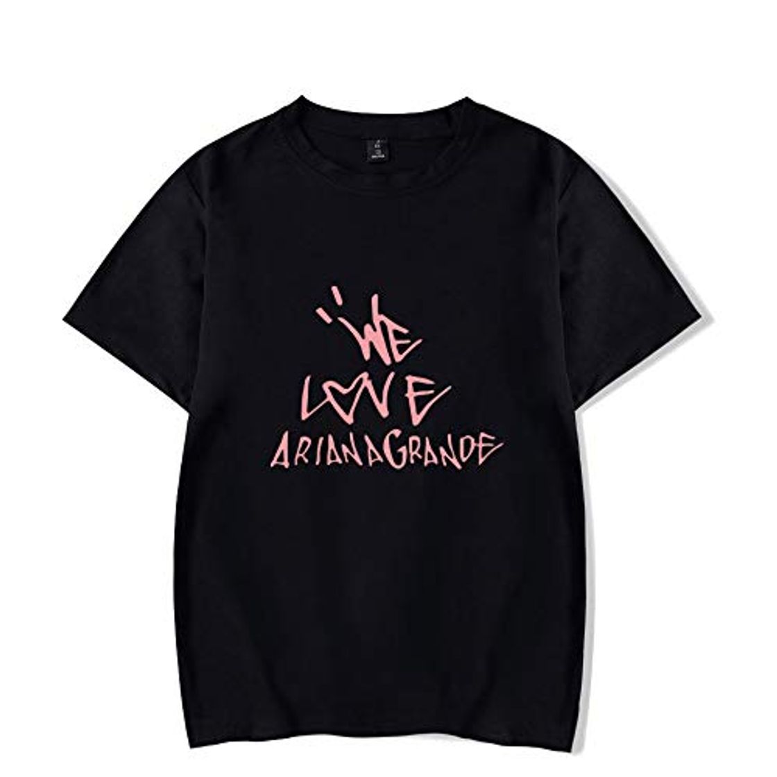 Social Casual Loose We Love Ariana Grande Camiseta de Manga Corta Camiseta con Cuello Redondo de Verano para niños