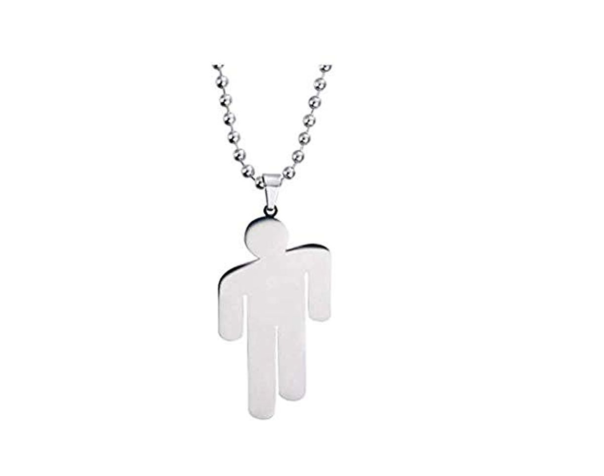 Social lianglimin Collar Collar Moda Peralidad Colgante De Acero Inoxidable Collar Billie Eilish