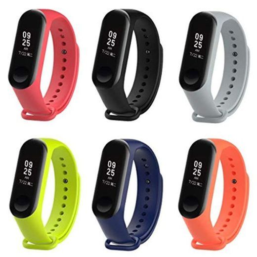 Correa de Reloj para Xiaomi Mi Smart Band 4, Correa de Silicona