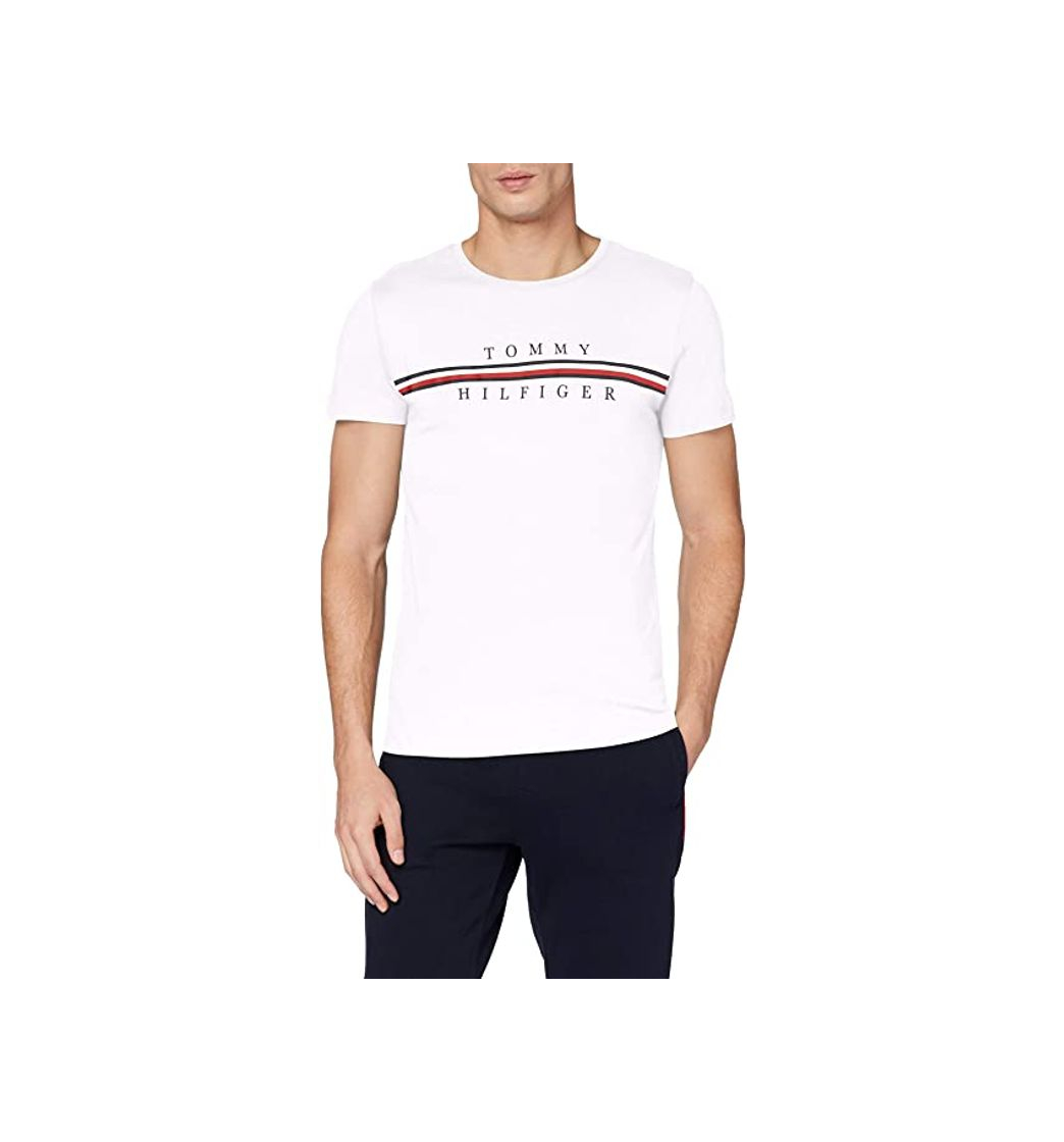 Producto Tommy Hilfiger SS tee Logo Camiseta, Blanco