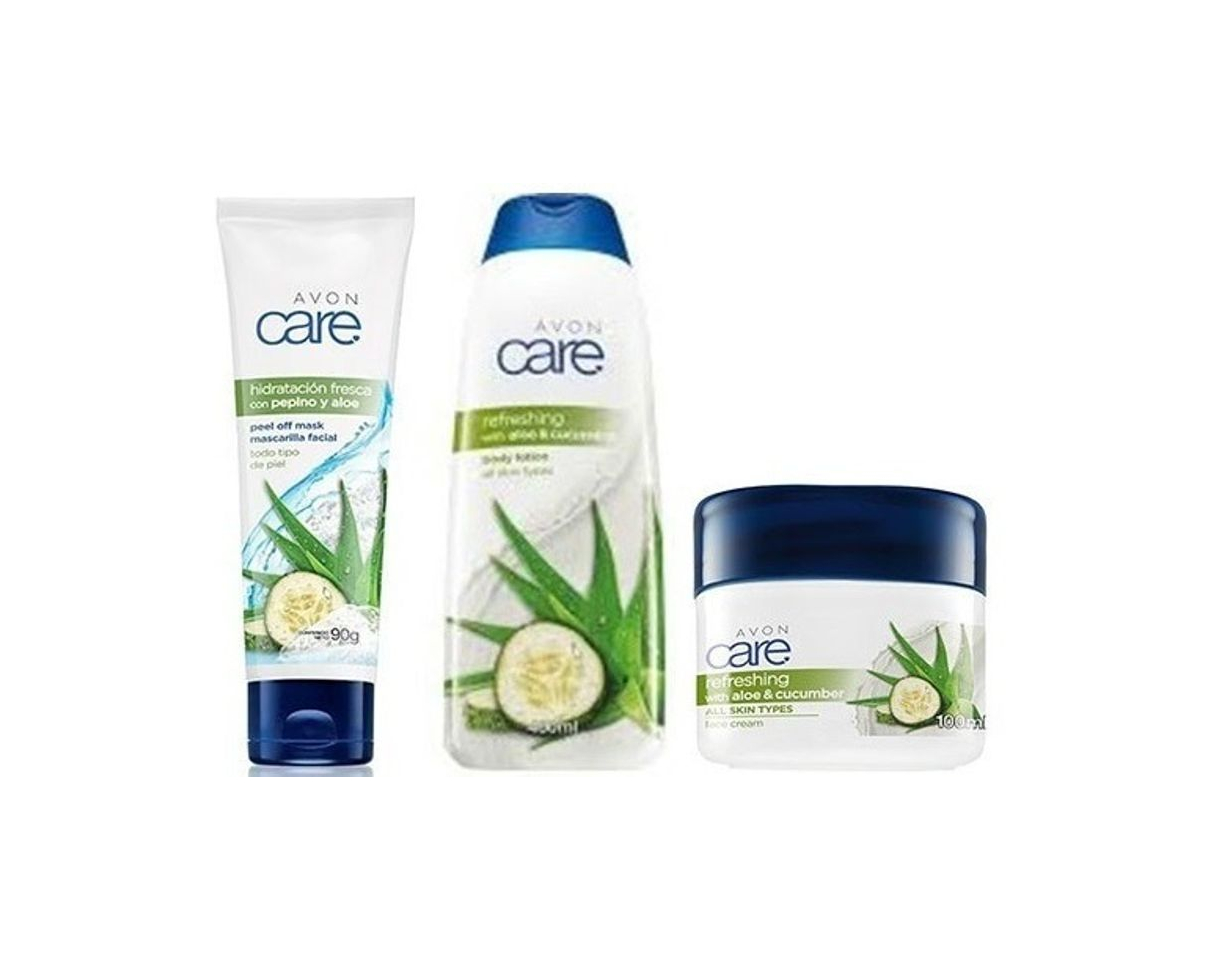 Producto Avon Crema facial de aloe y pepino, 4 unidades, 100 ml