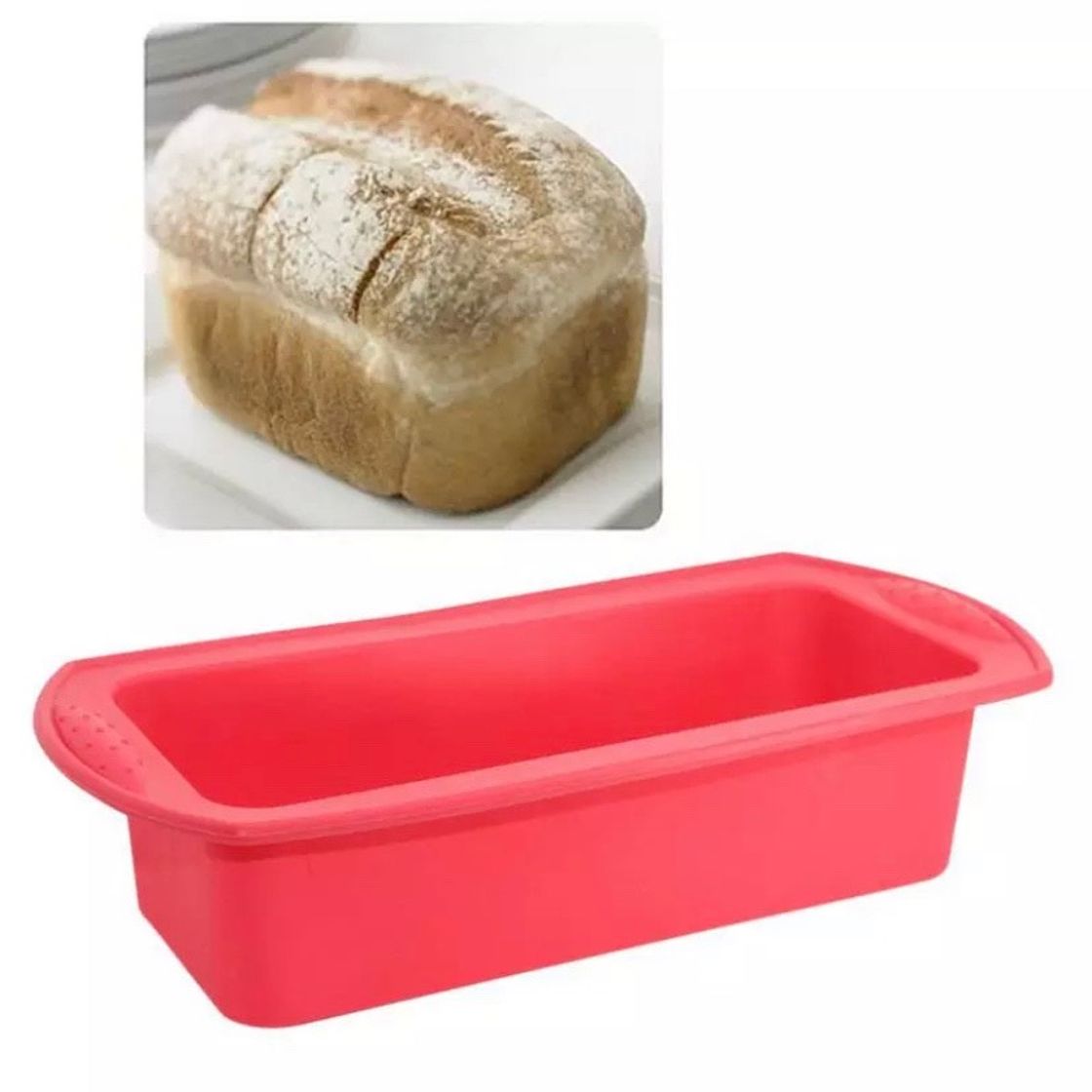 Fashion Molde de silicona rectangular 🍞